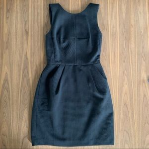 Club Monaco Navy Waffle Dress